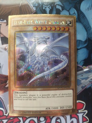 Blue-Eyes White Dragon (Gold Secret Rare) MVP1-ENGV4 Limited Edition -image
