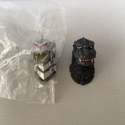 Godzilla Ichibankuji Monster Head Magnet Set 2 Figuren Used-image