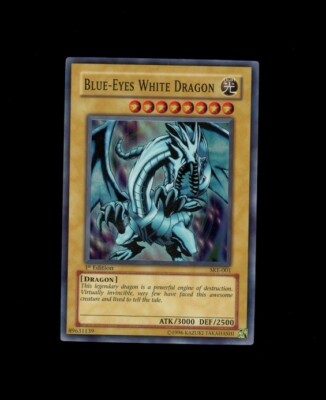 2004 Yu-Gi-Oh! BLUE EYES WHITE DRAGON HOLO 1st Edition SKE-001 SEE COND! #2-image