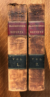 1809 1819 Blackstones Henry Reports of Cases Argued GIFT FOR LAWYER 3 book set-image