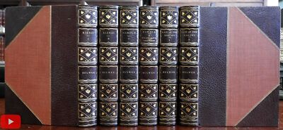 Bulwer Lytton Works 6 vol. set gorgeous leather set limited edition Rienzi Harol-image