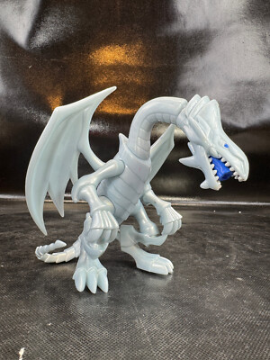 Mattel Blue Eyes White Dragon Yu Gi Oh Kazuki Takahashi 1996 Figure Vintage -image