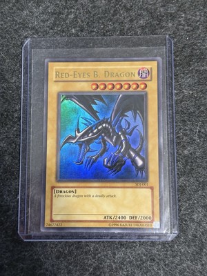 Yu-Gi-Oh! TCG Red-Eyes B. Dragon Joey SDJ-001 Unlimited Ultra Rare-image