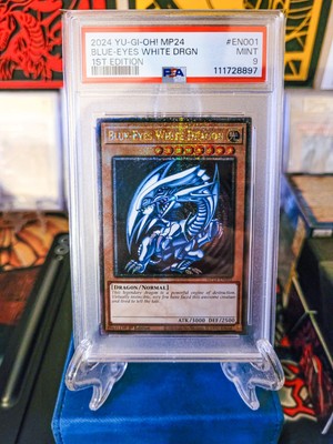  Yugioh **Euro Print** Blue-Eyes White Dragon MP24 Quarter Century Secret Rare -image