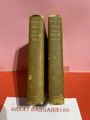 Hajj  Baba of ispahan james morier 2 vol Very Good Condition Consider The Age-image
