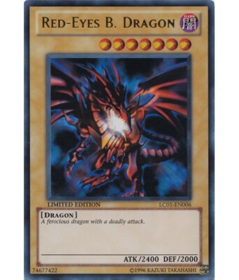 Yugioh - Red-Eyes Black Dragon (Ultra Rare) (Limited Edition) - LC01-EN006 P-image
