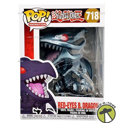 Funko POP Animation Yu-Gi-Oh Red-Eyes Black Dragon 718 Figure-image
