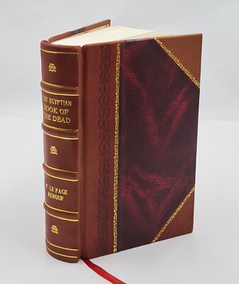 The Egyptian Book Of The Dead 1904 [Leather Bound]-image