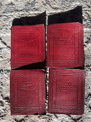 Little Luxart Library ~ Miniature Books 22  + Little books, Leather ,vintage-image