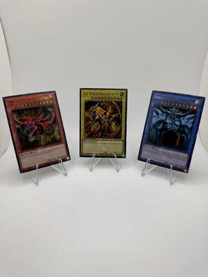 YUGIOH Egyptian God Cards ULTRA RARE 25th Anniversary LC01 Near Mint NM Holo-image