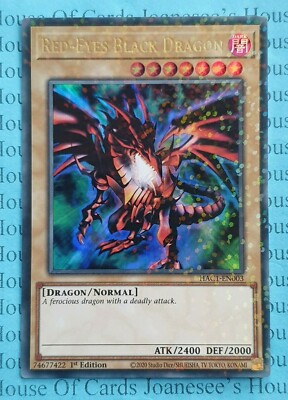 Red-Eyes Black Dragon HAC1-EN003 Duel Terminal Ultra Yu-Gi-Oh Card 1st Edit New-image