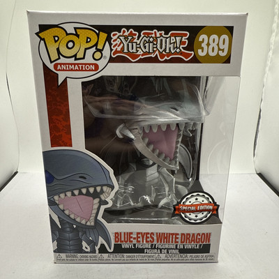 Funko Pop! Vinyl: Yu-Gi-Oh! - Blue-Eyes White Dragon #389 Special Edition-image
