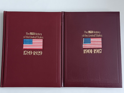 The Life History Of The United States 2 Book Set/Lot Years 1789-1829 & 1901-1917-image