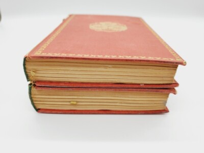 Hawthorne, antique leather bound two vol. set. Our Old Home, 1891 HC-image