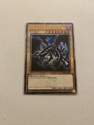 Yugioh Red-Eyes Black Dragon TN23-EN003 Quarter Century Secret Rare 1st Ed NM-image