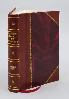 Letters On Demonology And Witchcraft 1884 [Leather Bound]-image