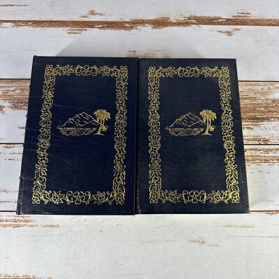 HAWAII 2 Vol Set James  Michener Easton Press SPECIAL LIMITED ED 1 of 5000 1st P-image