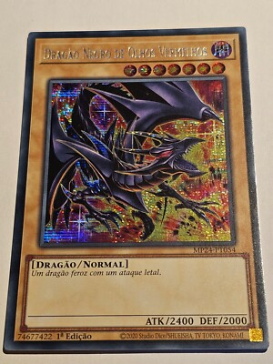 Red-Eyes Black Dragon●YUGIOH●MP24●SECRET RARE●PORTUGUESE●NM●BR53-image