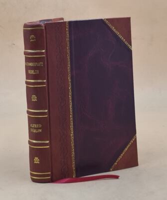 Alexanderplatz Berlin 1929 By Alfred Doblin [Leather Bound]-image