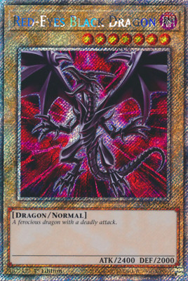 1X NM Red-Eyes Black Dragon - RA03-EN081 - Platinum Secret Rare 1st Edition-image