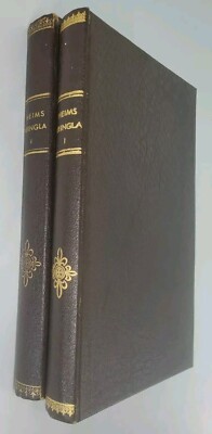 HEIMSKRINGLA  Islandic Books 1940s In Icelandic Rare 2 Book Set Leather 2 Of 3-image