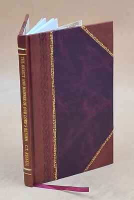The Object and Manner of Our Lord's Return 1877 [Leather Bound]-image