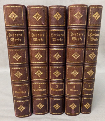 Antiq Poet Herder's Werke 'Works