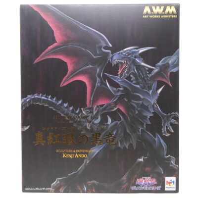 MegaHouse Art Works Monsters Yu-Gi-Oh! Duel Red-Eyes Black Dragon Figure-image