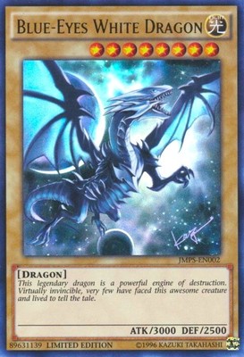 Limited - Blue-Eyes White Dragon (JMPS-EN002) - JMPS / LP / English-image