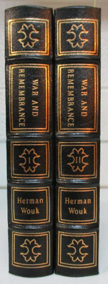 2 Volume Set: War and Remembrance by Herman Wouk; Easton Press, Leather-image