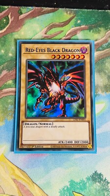 Yugioh - Red-Eyes Black Dragon - Blue Ultra Rare - LDS1-EN001 - 1st Ed nm-image