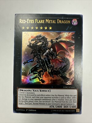 Red-Eyes Flare Metal Dragon LDK2-ENJ41 Legendary Decks II 1st Edition-image