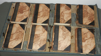 HISTORY OF FRANCE GUIZOT SCARCE 8 VOLUME LUXURY EDITION FULL SET 1800s LEATHER-image