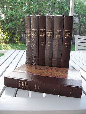 DICTIONNAIRE DES VENTES D'ART BY DOCTEUR H. MIREUR 2001 7 VOLUME SET LEATHER-image