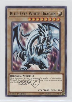 2018 Yu-Gi-Oh! Legendary Duelists: Abyss 1st Edition Blue-Eyes White Dragon 10zj-image
