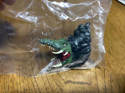 Godzilla Ichibankuji Monster Head Magnet Biolante Used Bag-image