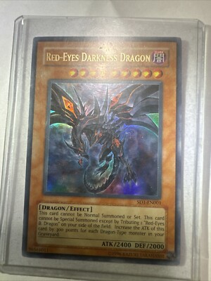 Red-Eyes Darkness Dragon SD1-EN001 - Ultra Rare YuGiOh TCG - LP-image