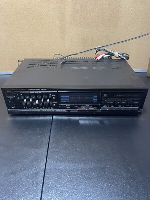 Vintage Fisher Standard Integrated Stereo Amplifier 5 band black CA-283 Works!!!-image