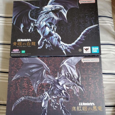 S.H.MonsterArts Yu-Gi-Oh! Blue-Eyes White Dragon Red-Eyes Black Dragon Figure-image