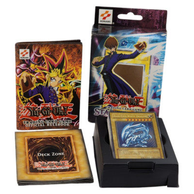 2002 YuGiOh Starter Deck - Kaiba Unlimited Edition Blue-Eyes White Dragon (CIB)-image