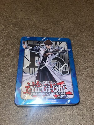 SEALED Yugioh, 2017 Blue Eyes White Dragon, Kaiba Mega Tin-image