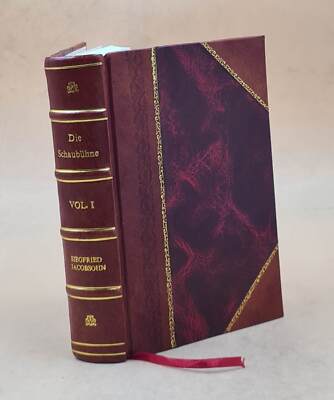 Die Schaub?Hne. Volume 1 1905 [Leather Bound]-image