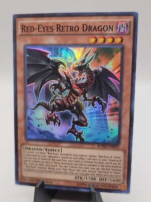 Red-Eyes Retro Dragon - BOSH-EN095 - Super Rare - 1st Edition-image