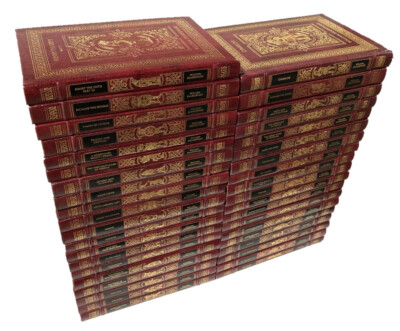 Complete Works of William Shakespeare 39 Volumes Leather Bindings Impressive Set-image