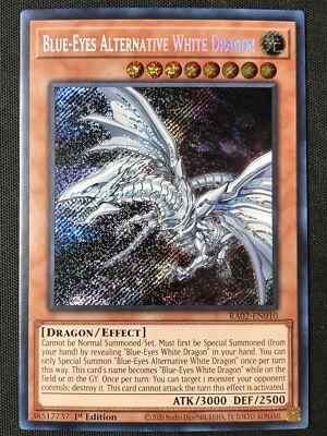 Yu-Gi-Oh TCG RA02-EN010 Blue-Eyes Alternative White Dragon 1st Ed Secret Rare NM-image