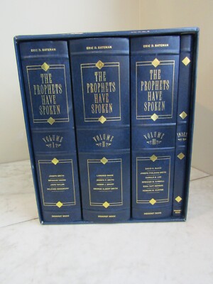 The Prophets Have Spoken by Eric Bateman/ 1999/ Boxed Set/ Leather-image