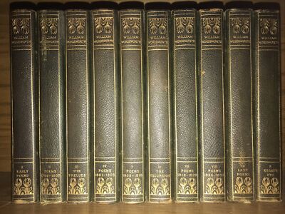 LEATHER Set; Works Of WORDSWORTH! Complete PUBLISHER’S PRESENTATION COPY! Rare-image