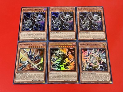 Red-Eyes Black Fullmetal Dragon + 3x Metal Claws + ILLusionist + X  | YuGiOh!-image