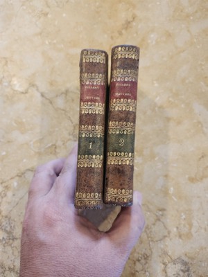 Oeuvres de Boileau Despreaux. Mixed ed. 1800, 1813. Antiquarian leather 2 volume-image