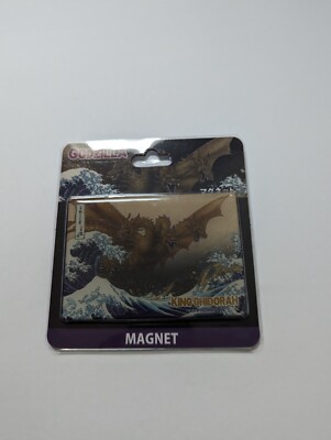 Godzilla King Ghidorah Poster Fridge Magnet Japan Set NEW-image